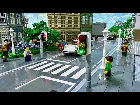 Super Realistic Details: Fully Functional LEGO Traffic Lights - Lego City Update