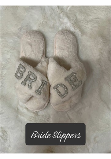 BRIDES, wedding slippers are a MUST to wear for getting ready on your special day! 👰🏻 #bride #bridaltiktok #bridetiktok #slippers #tiktokshop