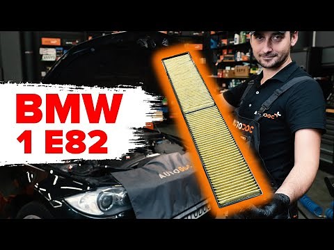 How to change the pollen filter on a BMW 1 Series E82 [AUTODOC TUTORIAL]