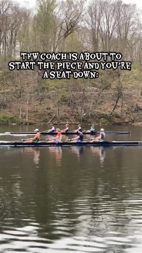 Feather & Square on Instagram: "Is there a spookier feeling??? Hits even harder when you’re pointing the wrong direction… Learning to love this feeling is one of the best things I learned @yalehwtcrew 🐶 Nothing like starting down to get you fired up for a battle 😤😤 #rattled #rowing #crew #crew #spooky #haloween #racing #yale #rower"