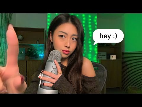 ASMR random triggers while i ramble like i’ve known you forever