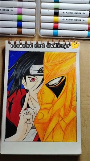 Itachi Uchiha Susano Drawing 🔥 | Naruto Art Speed Drawing #shorts #naruto