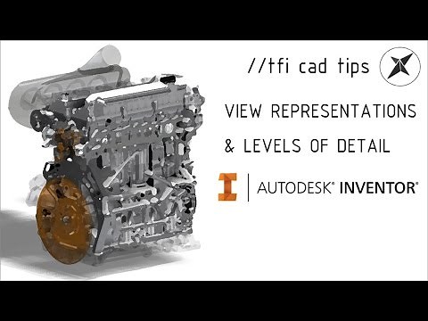 Assembly representations (Level of detail & View Reps) | Autodesk Inventor