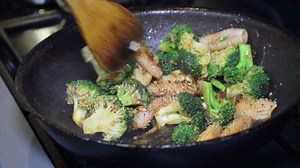 Cooking, Wok, Squid, Kitchen