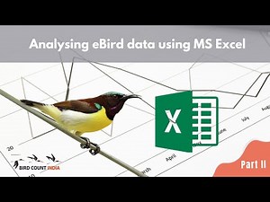 Analysing eBird data using MS Excel - Part 2