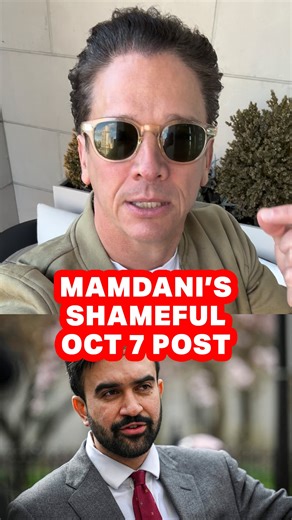 Shame on Mamdani!! In case you missed his post on October 7th, this potential mayor criticized Hms for “war crimes”. What!?! There was no war on October 6th. This is an outrageous distortion of an ACTUAL potential genocide on Oct 7! He then goes on to blast Israel and use the “Genocide” claim here. First, that’s the equivalent of defending klansman on MLK day. Second, this lie puts all NYC Jews in danger. Third, he desecrates the memories of those murdered on October 7th by posting this on Octob