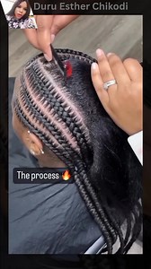 4.3K views · 32 reactions | This is a stitch braids tutorial, you have to trust the process | Duru Esther Chikodi | Facebook