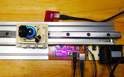 300元制作一台电控滑轨(下部)