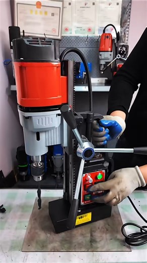 28 magnetic drill forward and reverse rotation step less speed regulation Morse code 3 can drill.