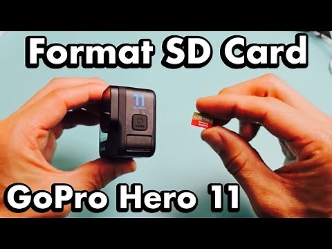 GoPro Hero 11 Black: Format SD Card