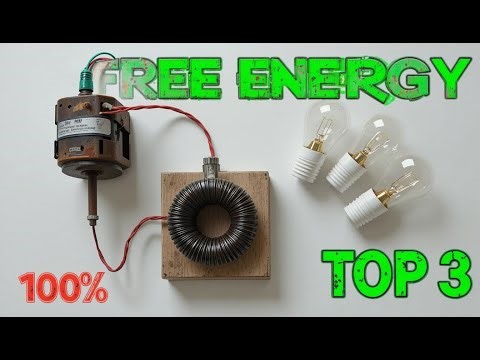 How to make. Top 3 incredibly powerful electric generators.