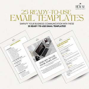 25 Ready-to-use Email Draft Templates for Entrepreneurs, Professional Business Email Templates - Etsy Australia