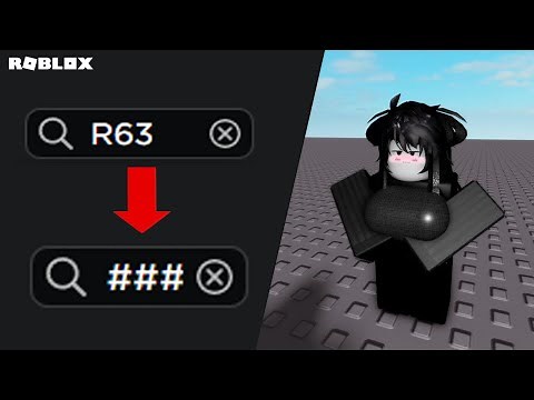 Roblox censors the word "R63".