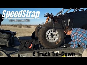 SpeedStrap UTV Tire Bonnet Kit & E Track Installation #speedstrap #etrack #utv #canam