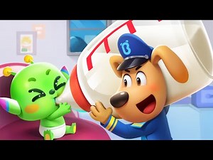 Cuidando al Bebé Alienígena 🛸 Dibujos Animados 🔍Sheriff Labrador en Español