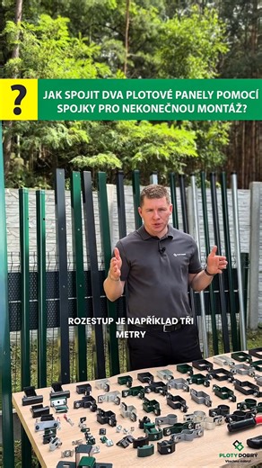 2D i 3D plotové panely se standardně prodávají pouze 250 cm dlouhé. Pokud máte ale například mezi původními sloupky větší rozestupy, můžete si pomocí spojek pro nekonečnou montáž k sobě dva panely spojit a vytvořit si libovolně dlouhá plotová pole. 💪 | Ploty Dobrý