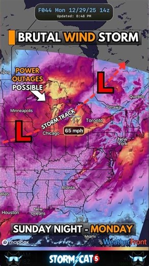 💨 A BRUTAL Bomb Cyclone is about cause Winds to absolutely CRANK… ✈️