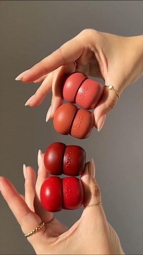 how adorable are these little novo acorn lip muds? 💋✨ #shorts