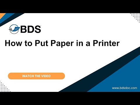 How to Put Paper in a Printer