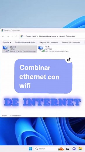 Combinar conexión Ethernet y WiFi para mayor velocidad