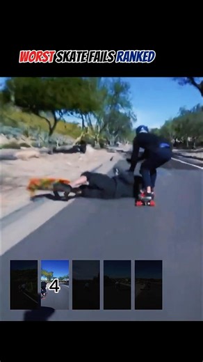 Skateboard Fails That Keep Getting Worse #shorts