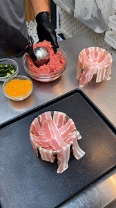 Bacon-Wrapped Mini Meatloaf! Tiny meatloaves, big bacon flavor 🥓🔥 #fblifestyle | Chefclub Network
