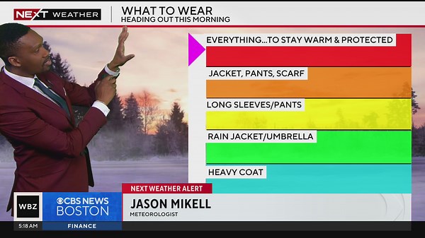 Next Weather: WBZ morning forecast for January 22, 2025