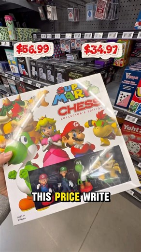 🍄💸 You Won’t Guess the Price of This SUPER MARIO Chess Set! #supermario #toys #fyp #shorts