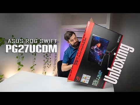 Unboxing the ASUS ROG Swift PG27UCDM – 4K 240Hz OLED Gaming Monitor!