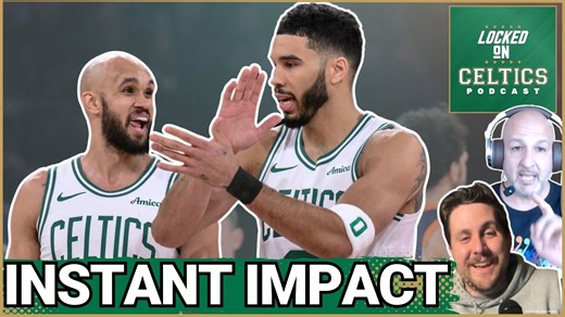 Jayson Tatum ALREADY helping Derrick White, making INSTANT impact