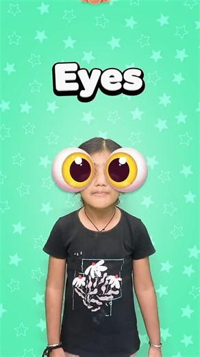 Face Parts For Kids Girl Version 👀 | Left Hand Right Hand Learning