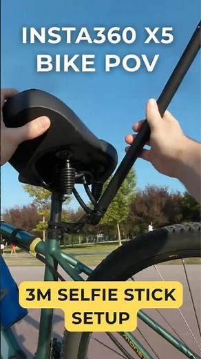 Insta360 X5 Bike POV | Ulanzi R094 Clamp + 3m Selfie Stick Setup