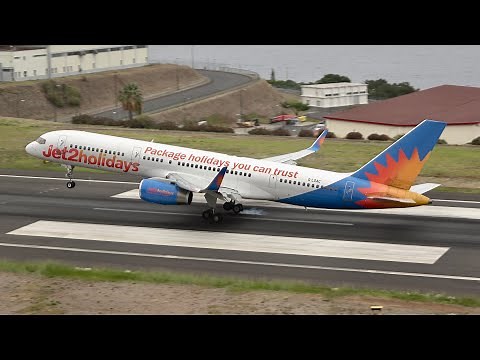 Funchal Airport, Madeira. Skilled Visual approach’s and close up departures! Planespotting in 4K