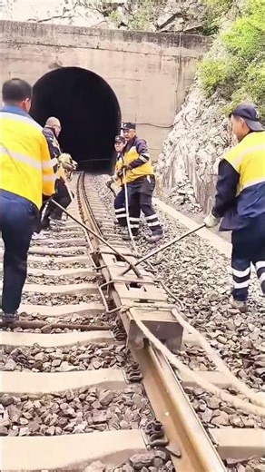 Collaborative adjustment process of railway rails