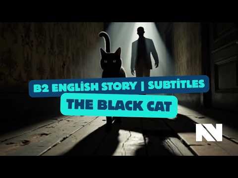 The Black Cat | A2 Level English Story | Subtitled