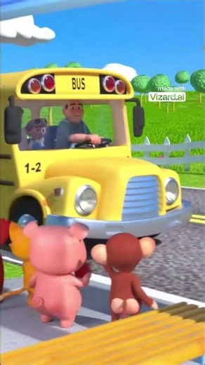 Wheels on the Bus song! | @CoComelon Nursery Rhymes & Kids Songs