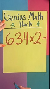 17K views · 20 reactions | Genius math hack #reels #math | Playing with Food | Facebook