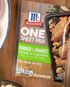 The shortcut to an easy and delicious weeknight meal? McCormick ONE Seasoning Mix ✔️ | McCormick Spice
