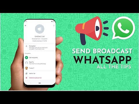 How to send broadcast messages on WhatsApp