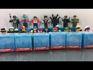 Unboxing Roblox Toys and Give YOU the Codes! - Series 3 Blue Boxes LIVE!