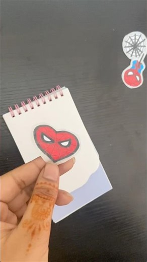 DIY Spider-Man Stickers | DIY Stickers #diy #artandcraft #spiderman #papercraft #diyideas