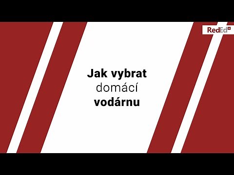 Jak vybrat domácí vodárnu | RedEd.cz