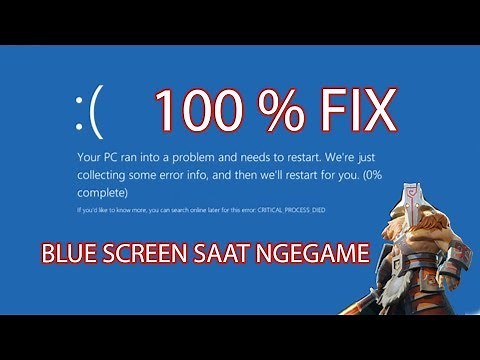 Cara Mengatasi Bluescreen Akibat Bermain Game