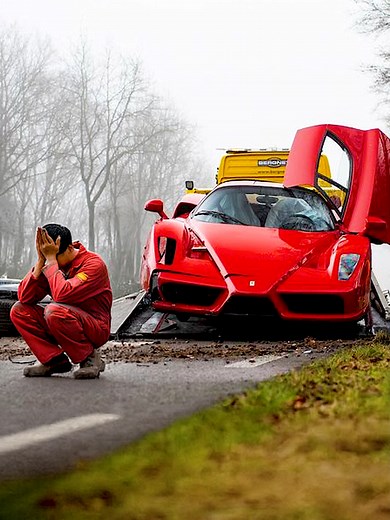 Mechanic's Worst Nightmare: Crashing a Rare Ferrari Enzo | Shocking twist!