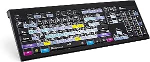 Logickeyboard ASTRA Backlit Series - Davinci Resolve 15 - PC US Keyboard LKBU-RESB-APBH-US