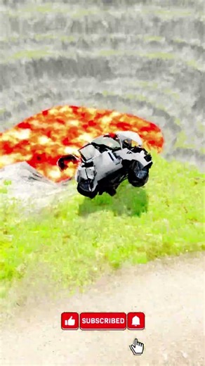 Cars & School Bus vs Giant Pit Bollards Crash #33 - BeamNG.Drive #beamngdrive #beamngnoob