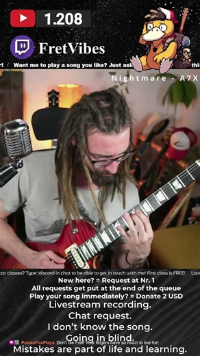 I Tried Nightmare by A7X Completely Blind..