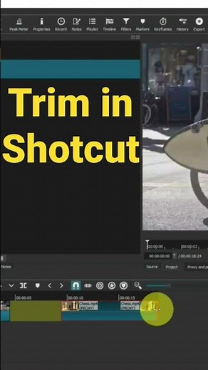How to trim the start and end of your footage in Shotcut. #shotcut #videoediting #shotcutvideoeditor