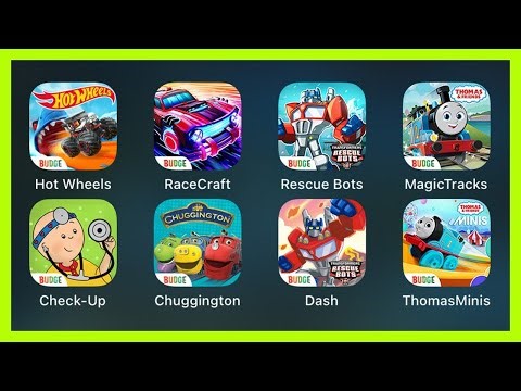 Thomas & Friends Minis,Transformers Disaster Dash,Chuggington Traintastic Adventure,Caillou Check Up