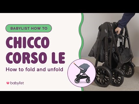 Stroller Folding Made Simple | Chicco Corso LE Step-by-Step Guide